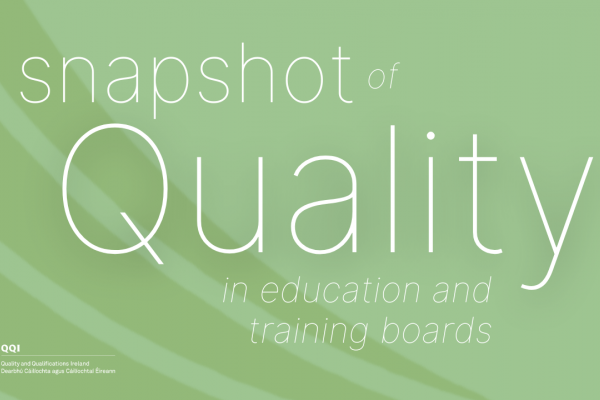 Graphic title ETB Snapshot of Quality 2021