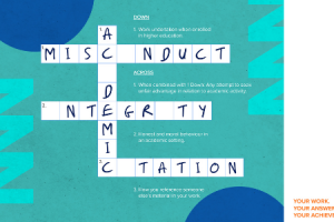 My Own Work Crossword graphic