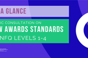 at a glance - summary of report on public consultation on new awards standards at NFQ levels 1-4