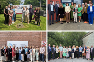 Four images of QQI and ETB participants who took part in quality dialogue meetings