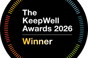 The KeepWell Awards 2026 winner's badge