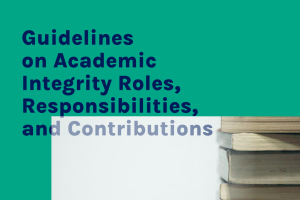 alt="Cover of the guidelines publication, featuring the title in bold blue font against a green backdrop and a large image of stacked books placed to the lower right of the graphic."